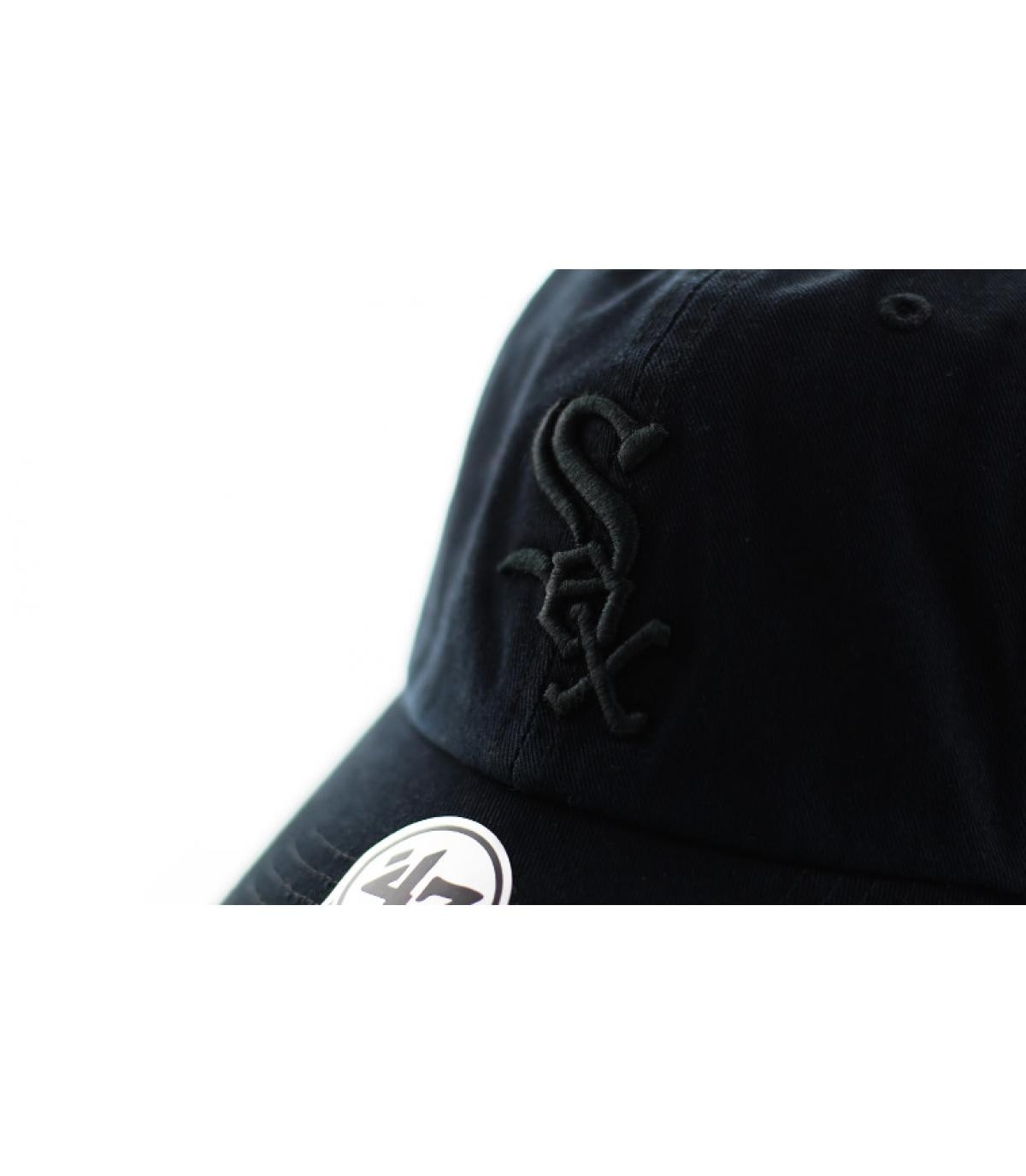 Schwarze Baseball Cap Sox